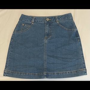 A-LINE JEAN SKIRT